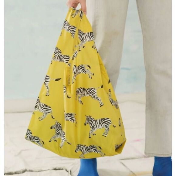 Standard Baggu Ochre Zebra Yellow‎ Green Background Sold Out - Picture 4 of 6
